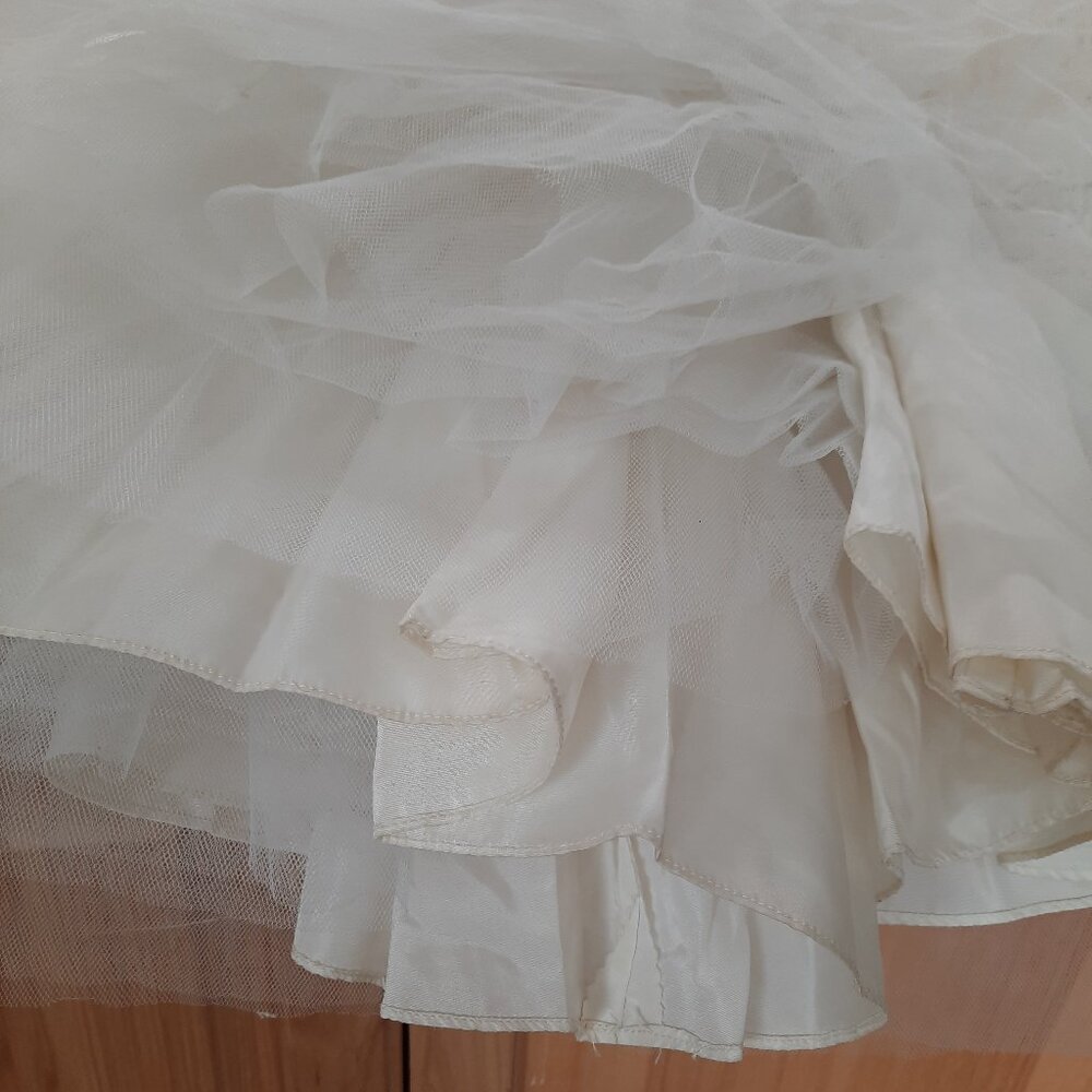 Vtg 40s handmade wedding dress - Picture 15 of 15